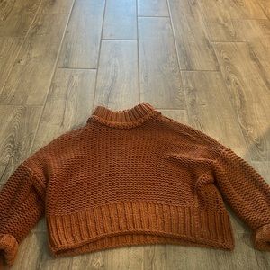 Free people slightly cropped sweater